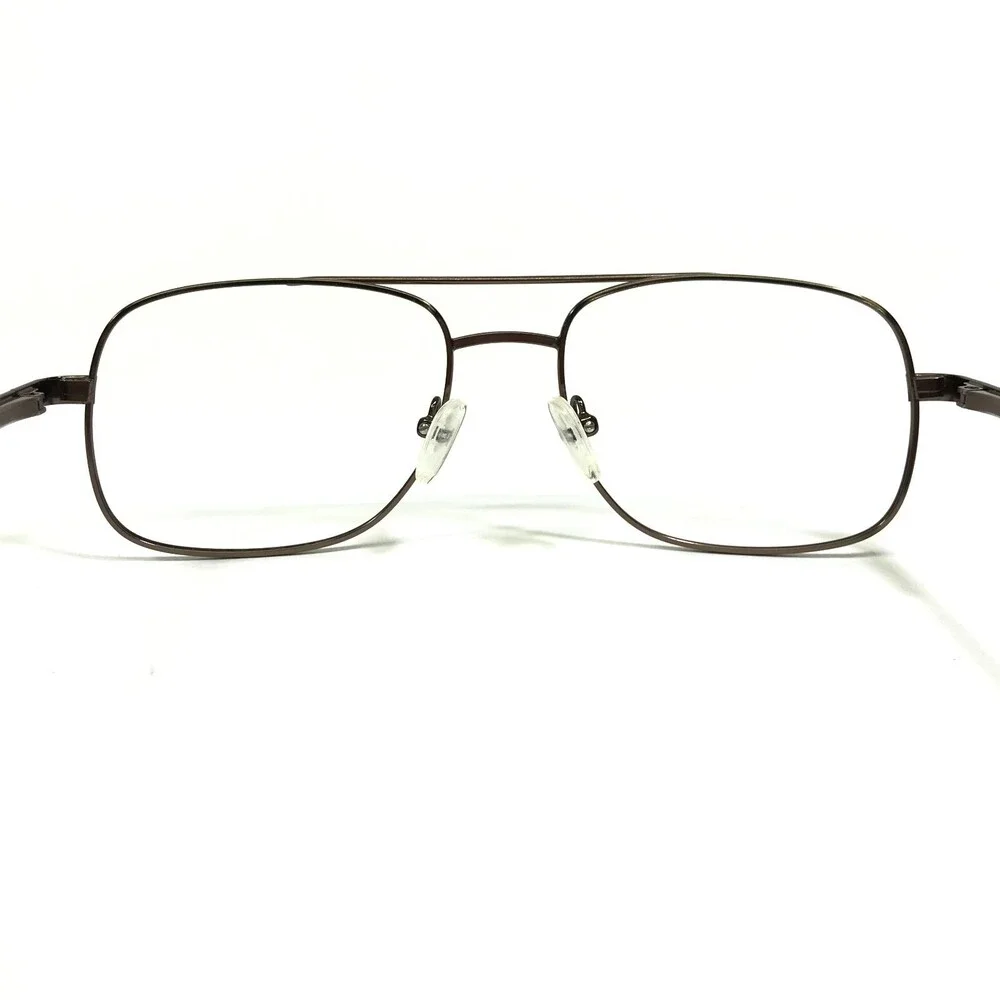 Eight to Eighty Eyeglasses Frames MORTY BROWN Square Full Rim 54-18-140